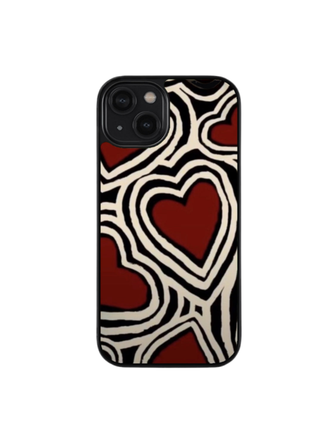 Outlined Heart Cell Phone case