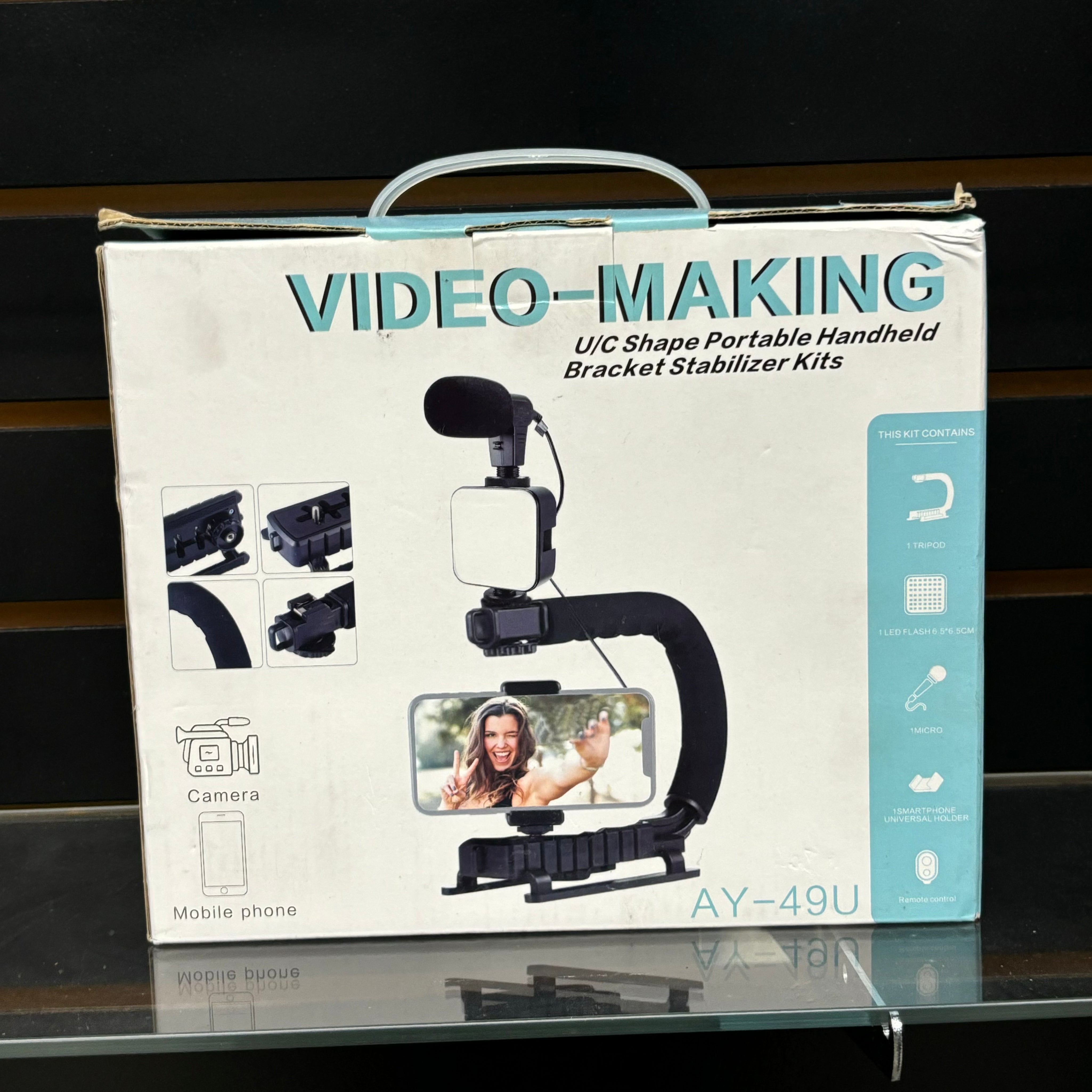 VIDEO MAKING
U/C Shape Portable Handheld
Bracket Stabilizer Kits