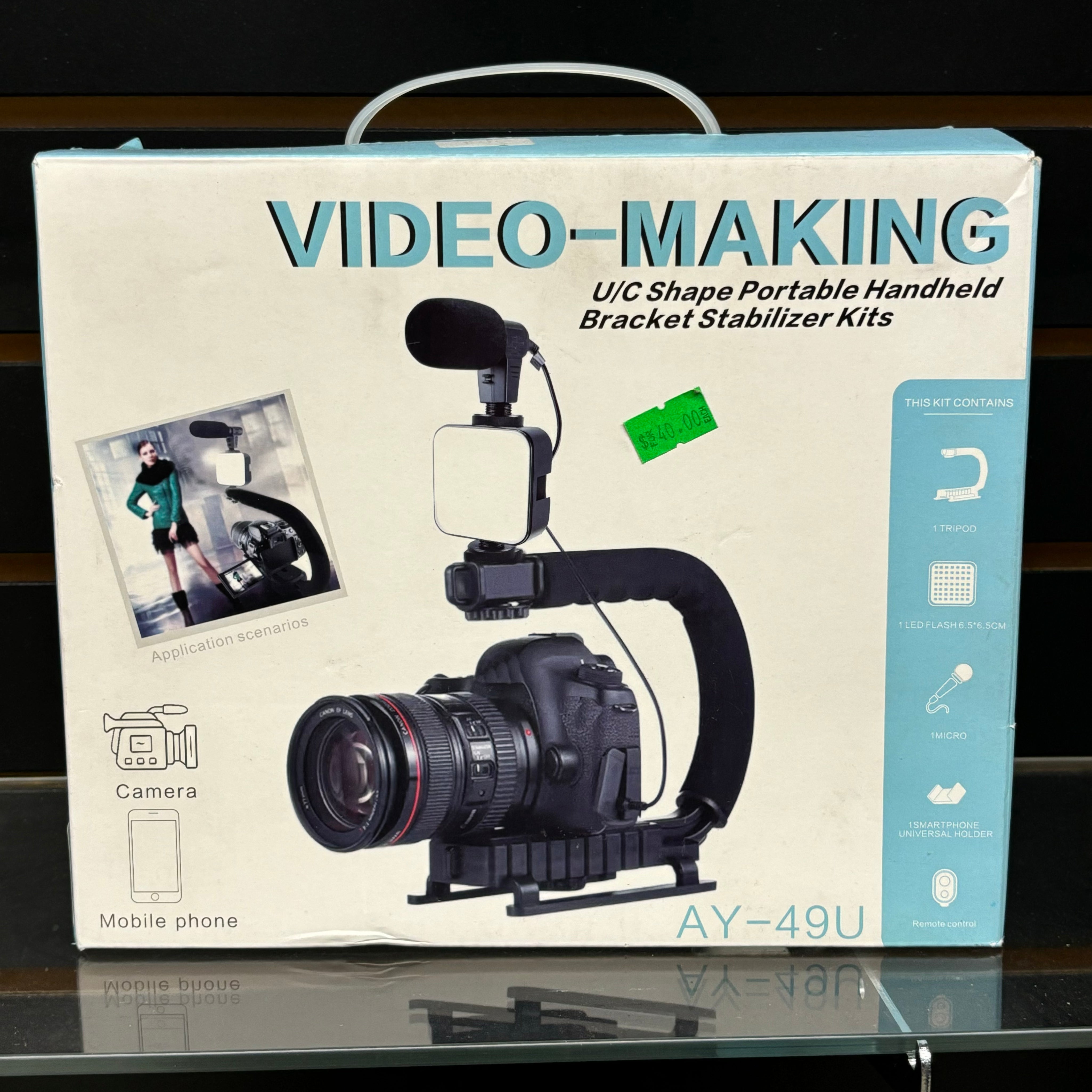 VIDEO MAKING
U/C Shape Portable Handheld
Bracket Stabilizer Kits