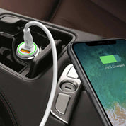 18W USB-C PD & 2.4A USB Car Charger + 3ft USB C to 8 Pin Cable Bundle