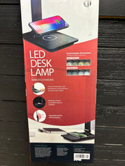 LED desk lamp and wireless charger