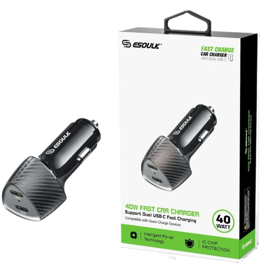 40 W car fast charger
